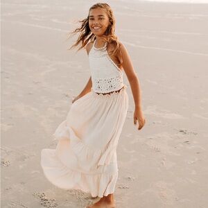 Crochet Halter Top and Headband Set